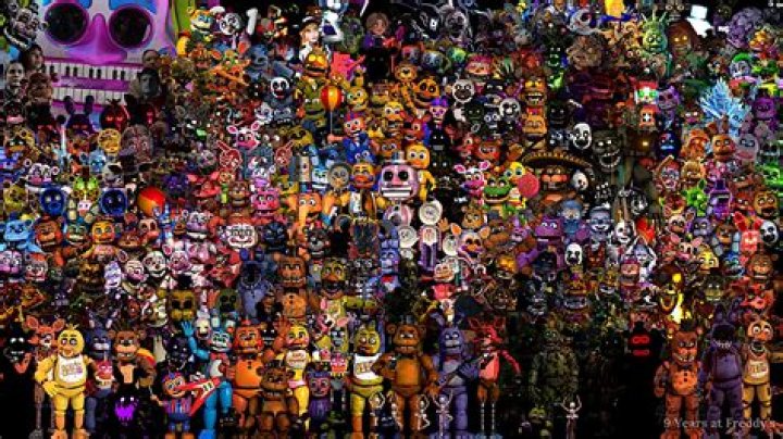 All FNAF Characters (Official) r/fivenightsatfreddys