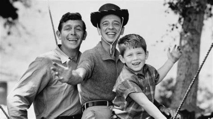 Andy Griffith and Ron Howard of 'The Andy Griffith Show'