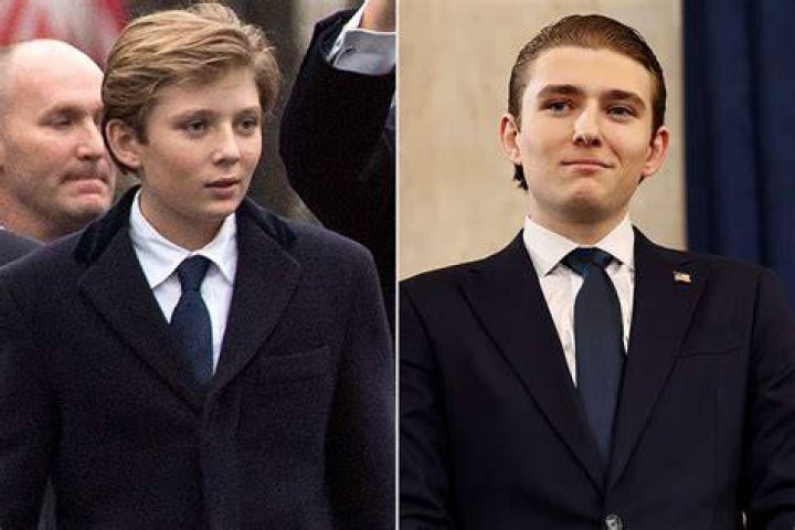 Barron Trump through the years