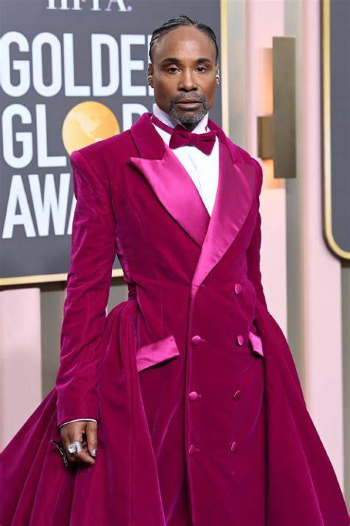 Billy Porter in a red suit performs on stage during the 2019 Tony Awards at Radio City Music Hall