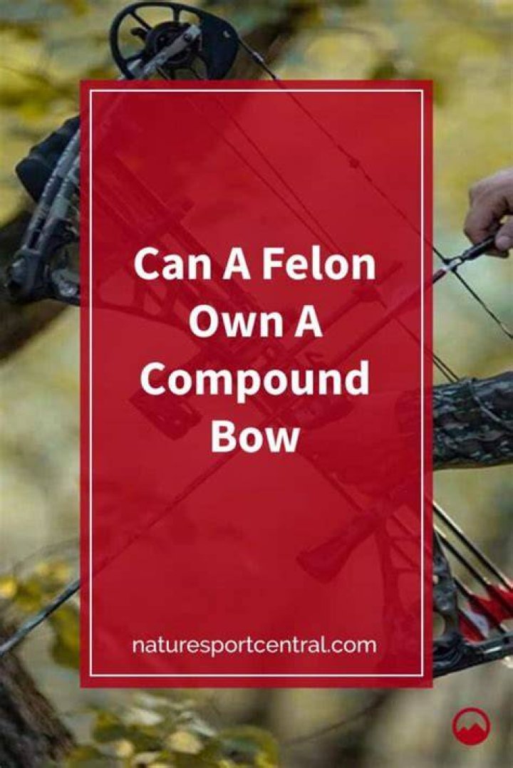 can felon own the compound bow