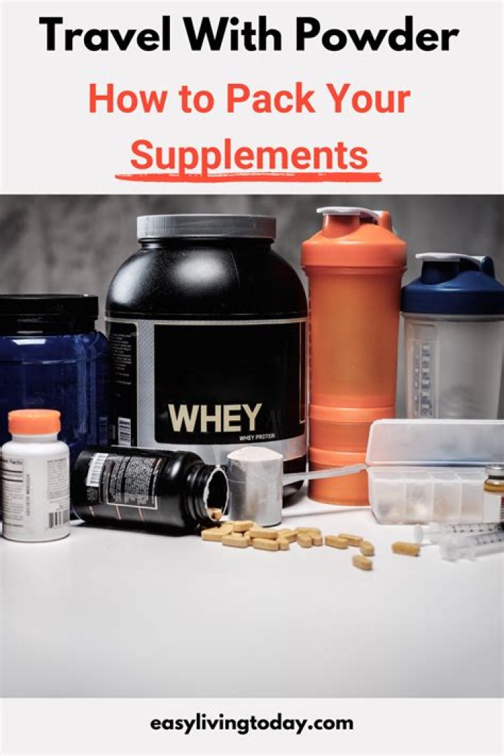 Can I bring powder supplements on a plane checked baggage?