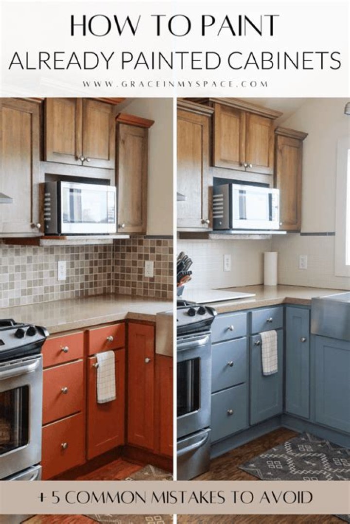 Can I Just Paint Over Painted Cabinets??