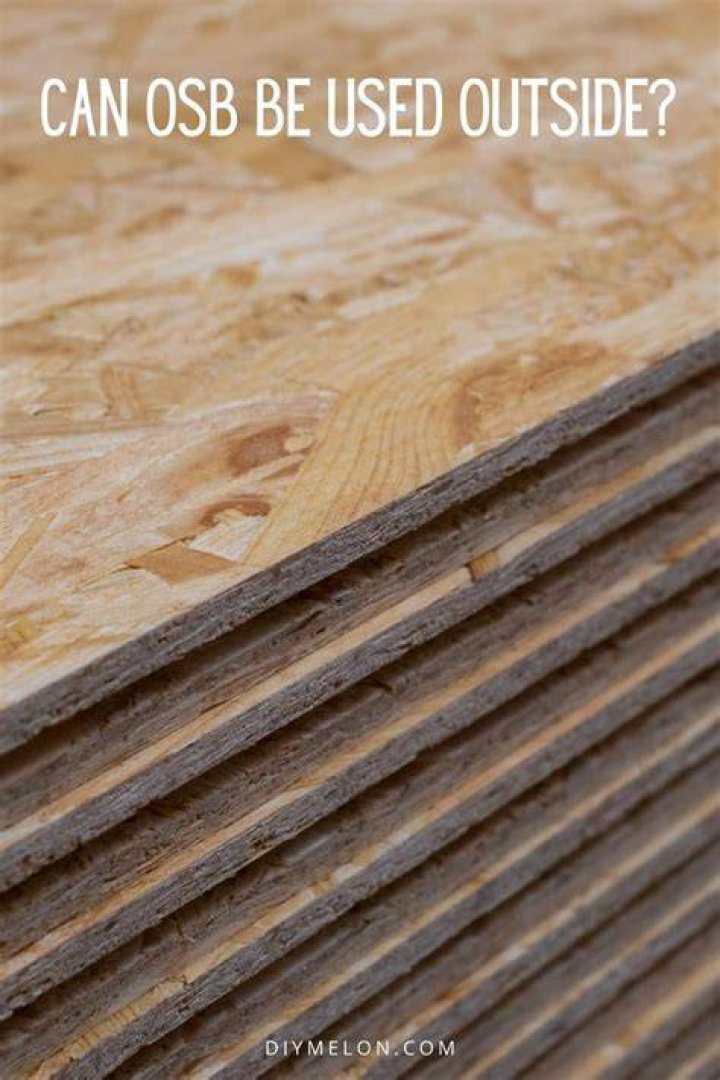 Can OSB board be used outside?