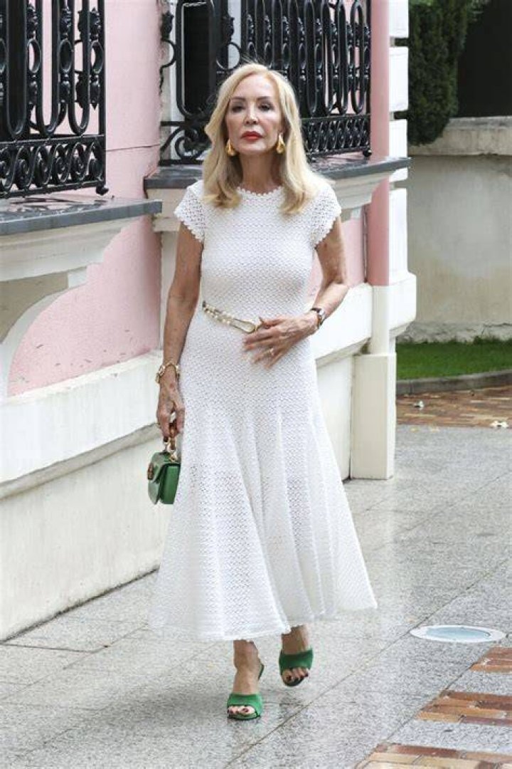 Carmen Lomana vestido blanco carmen lomana vestido blanco