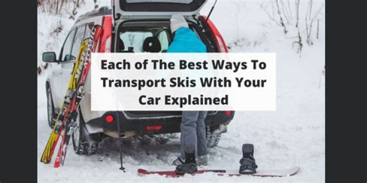 Do skis fit inside a car?