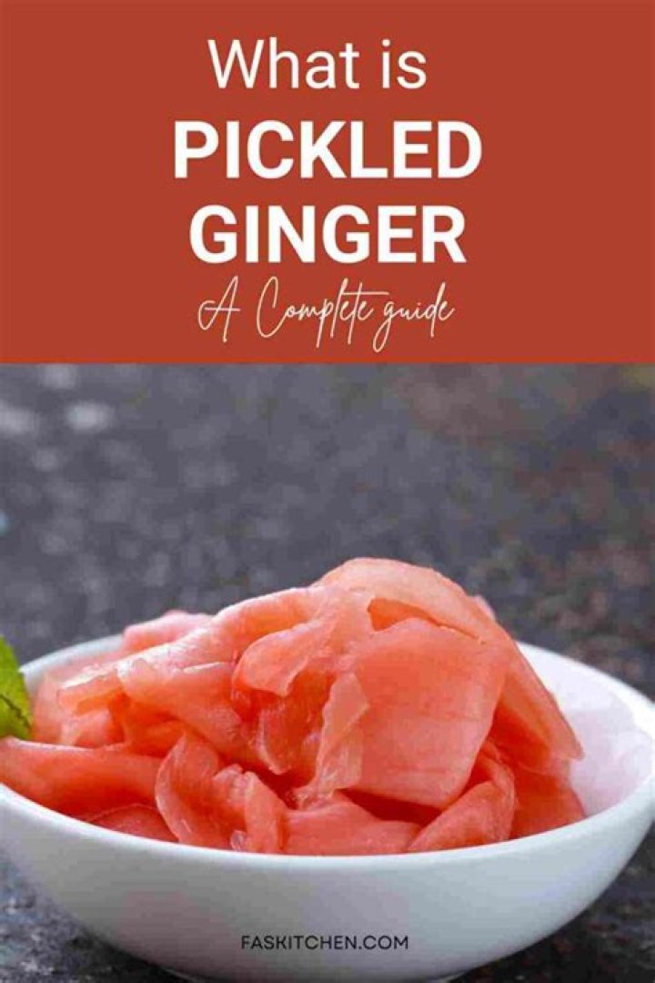 Does pickled ginger have sodium?