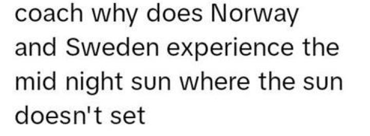 Does Sweden get sun?
