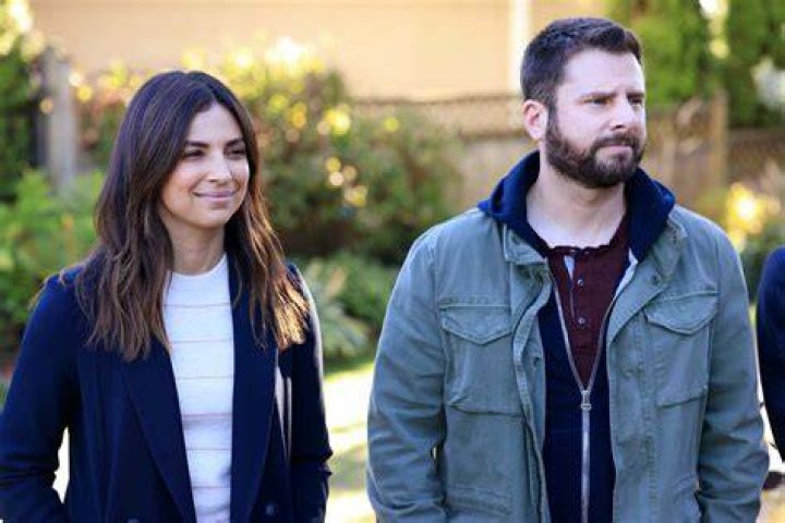 Floriana Lima and James Roday Rodriguez acting in 'A Million Little Things'