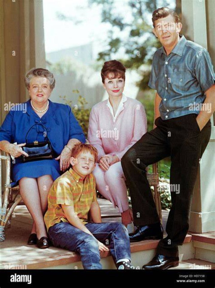 Frances Bavier and Ron Howard