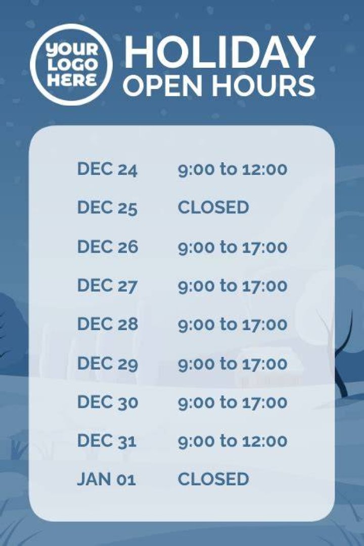 GetGo Holiday Hours Open & Close