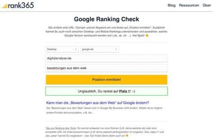 Google Ranking Check ganz einfach mit diesen 11 Tools