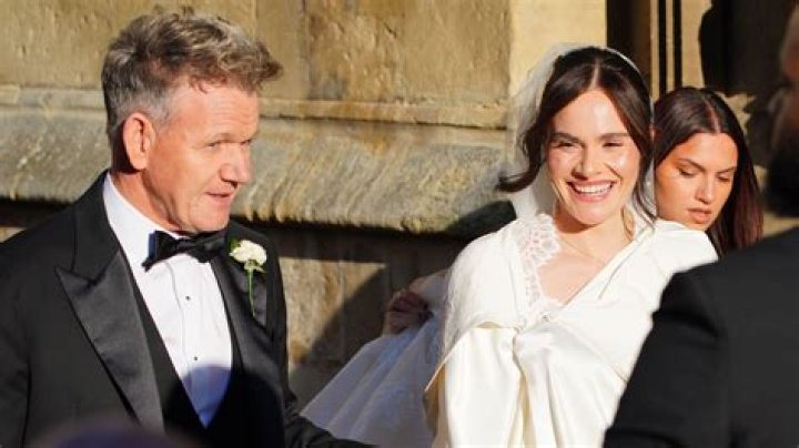Gordon Ramsay and daughter Holly Anna Ramsay attending the GQ Men of