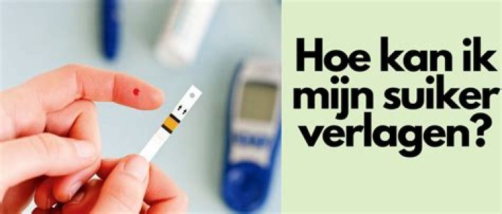 Hoe Suiker Verlagen?