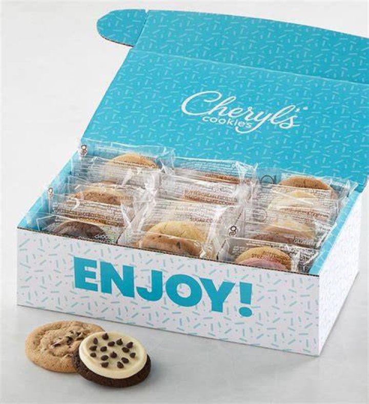 How do Cheryls cookies arrive?