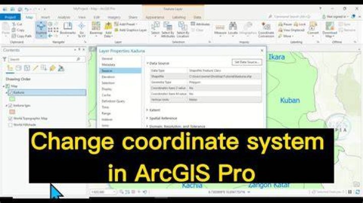 How do I change the default coordinate system in ArcGIS Pro?