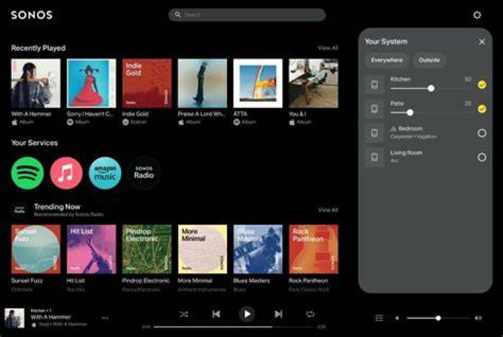 How do I create a playlist on Sonos app?