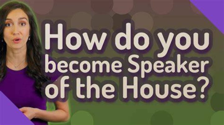 How do you become Speaker of the House?