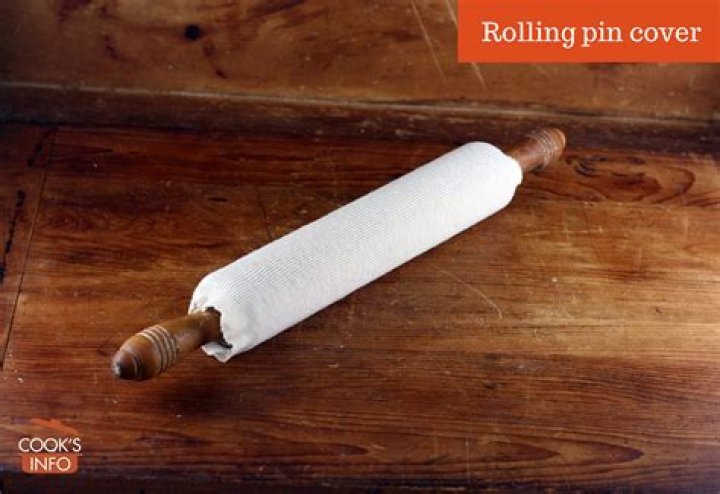 How do you clean a rolling pin cover?