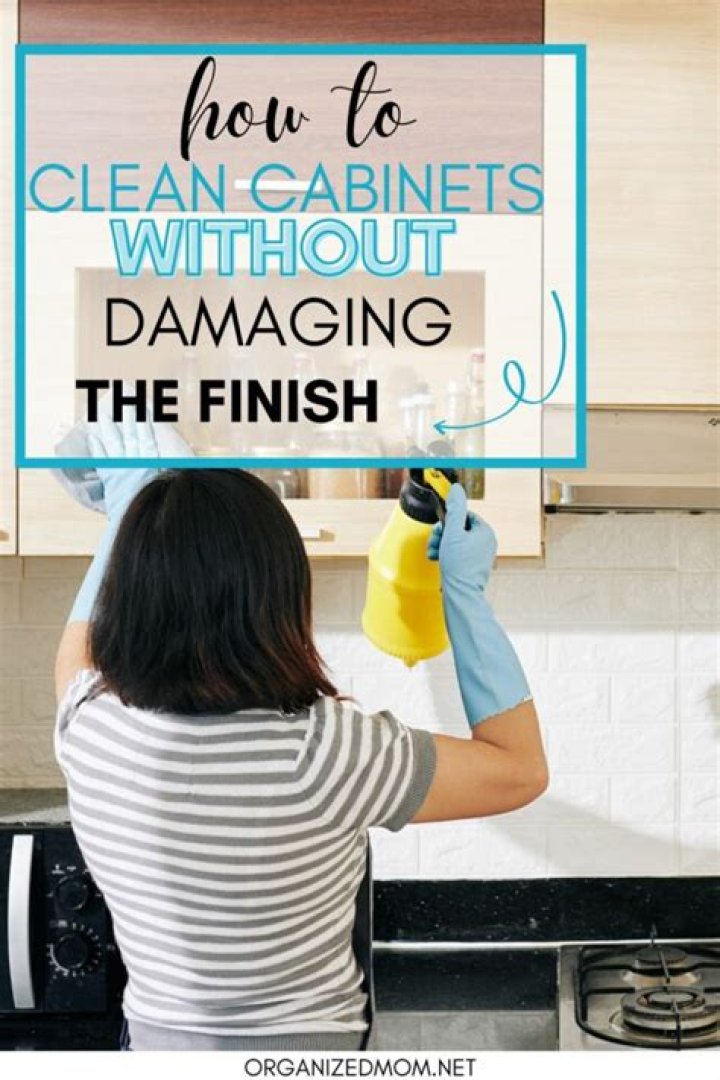 How do you clean electric cabinets?