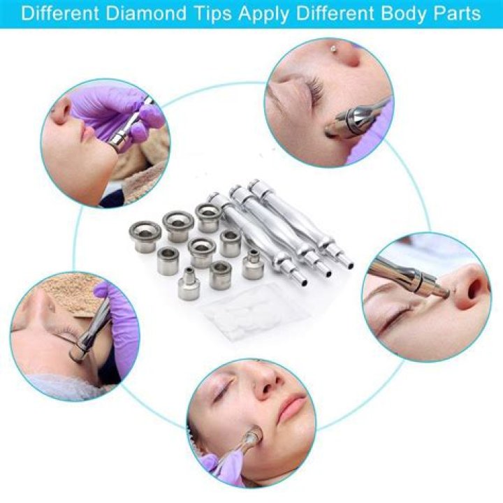 How do you clean microdermabrasion diamond tips?
