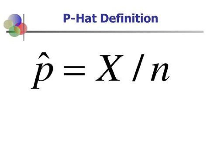 How do you find p hat in statistics?