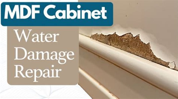 How Do You Fix Water Damaged Kitchen Cabinets??