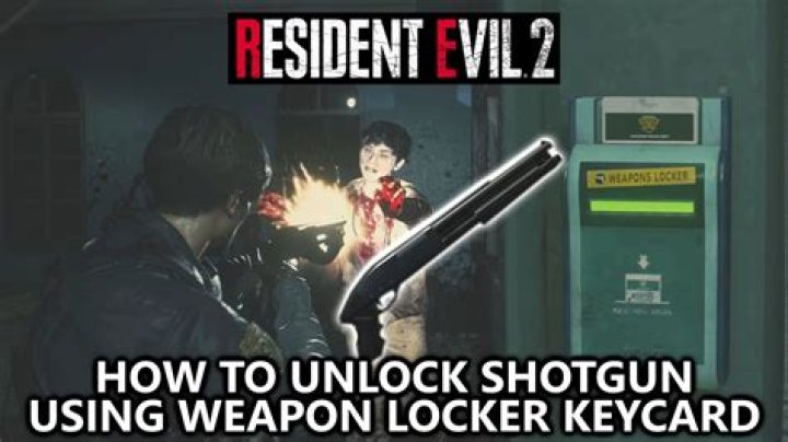 How do you unlock weapons locker in re2?