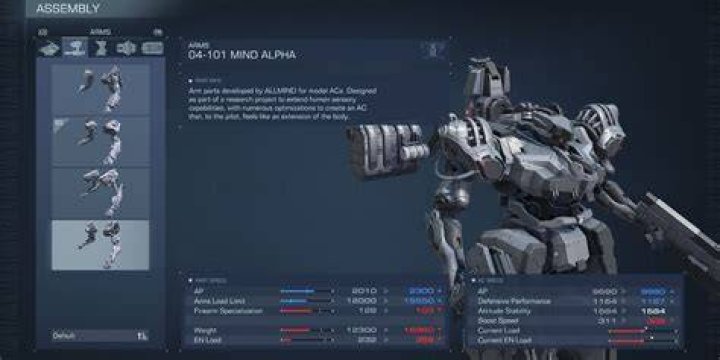 How does aiming work in Armored Core?