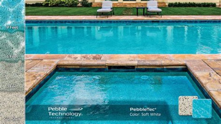 How is Pebble Tec applied to a pool?