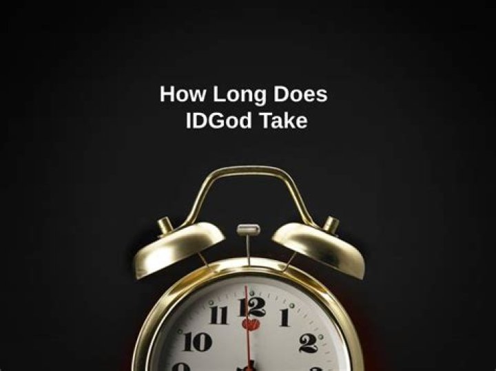 How long does it take for IDGod to arrive?