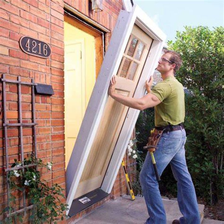 How long does it take to replace a front door and frame?
