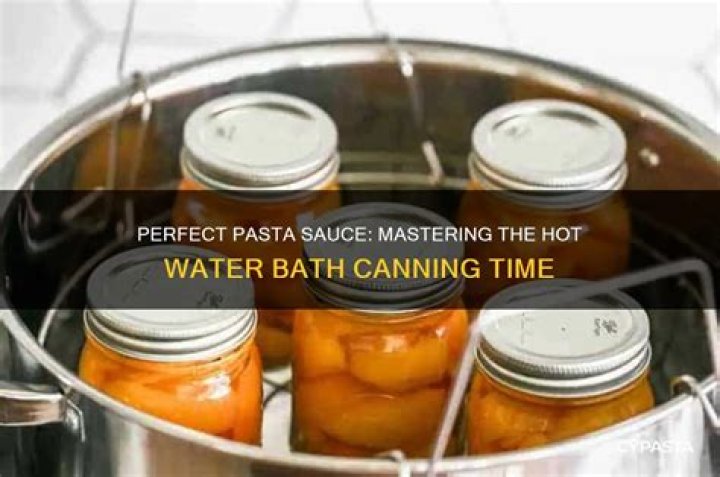How Long In A Hot Bath For Canning Sauce? (Correct answer)