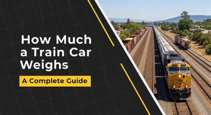 How much does a train weigh?
