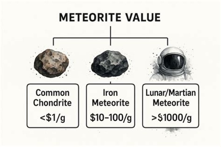 How much is a chondrite meteorite worth?