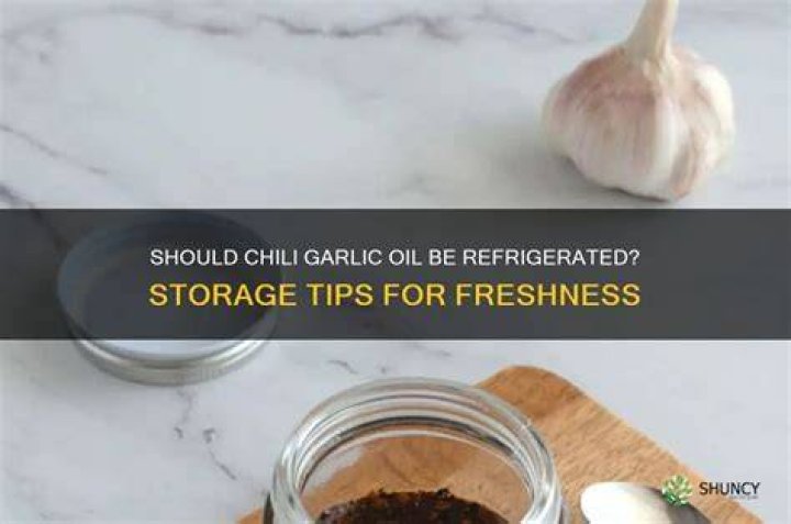 How Should Chili Oil Be Stored? (Best solution)