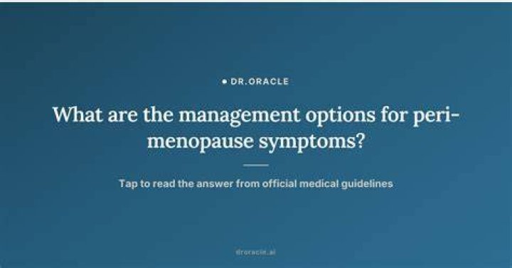 How To Cure Peri Menopause Sickness? (Question)
