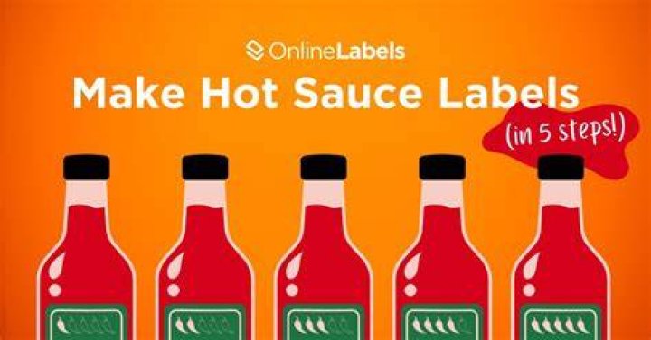 How To Make Hot Sauce Labels?
