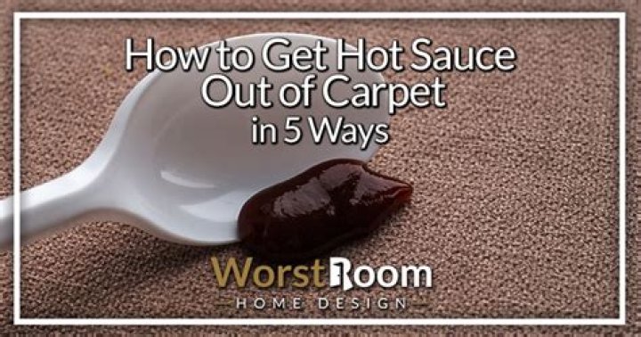 How To Remove Dried Hot Sauce From Carpet? (Perfect answer)
