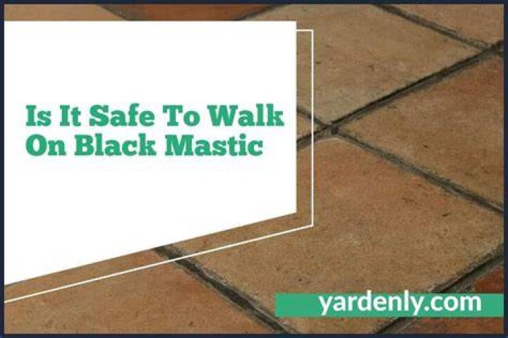 Is black mastic friable?