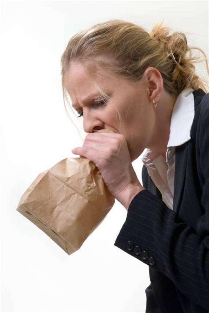 Is it safe to breathe into a paper bag when hyperventilating?