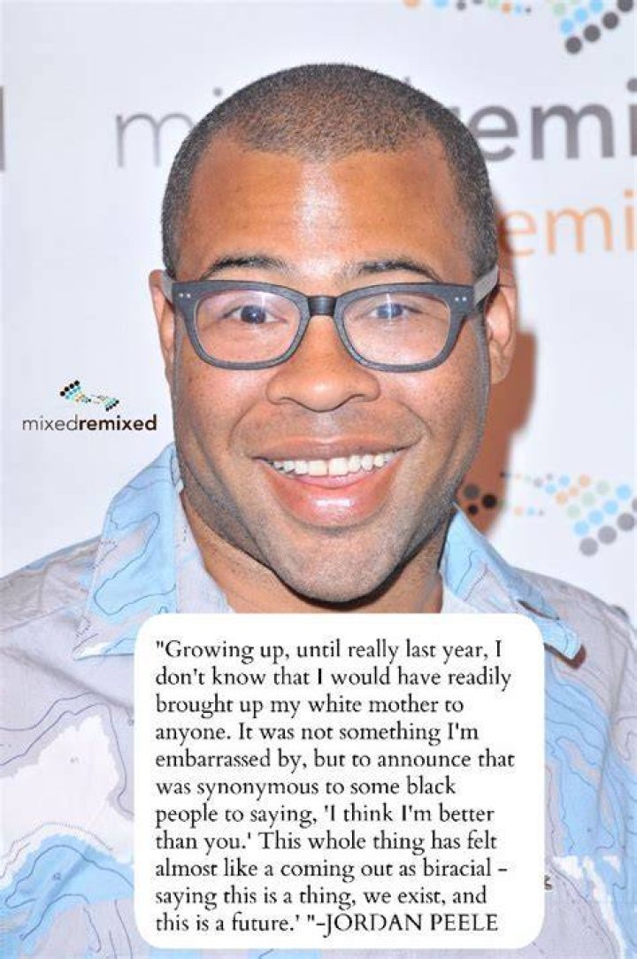 Is Jordan Peele mixed race?