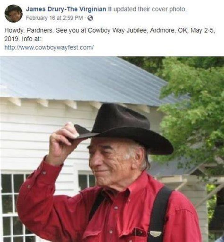 James Drury Net Worth 20172016, Biography, Wiki UPDATED! Celebrity
