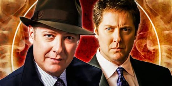 James Spader as Raymond "Red" Reddington in The Blacklist Season 9. Red wears a white collared shirt and black jacket and looks serious.
