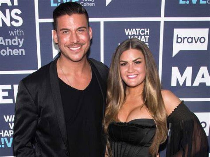 Jax Taylor, Brittany Cartwright, and Kristen Doute pose for a photo at BravoCon in 2023