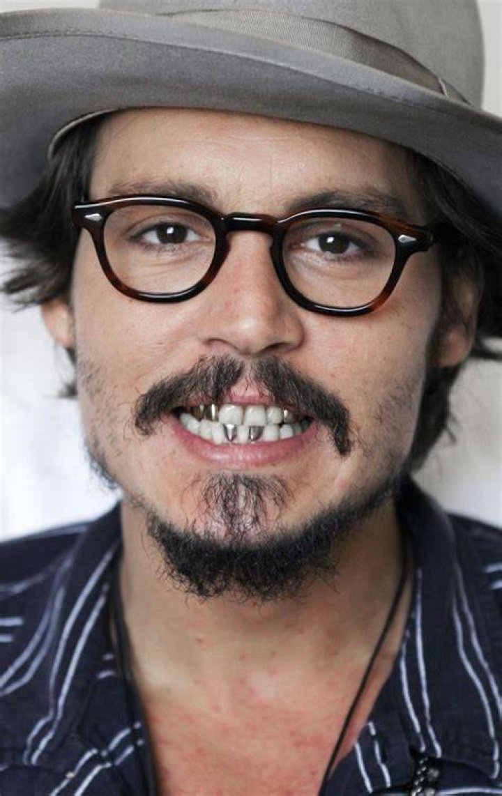 Johnny Depp smiling