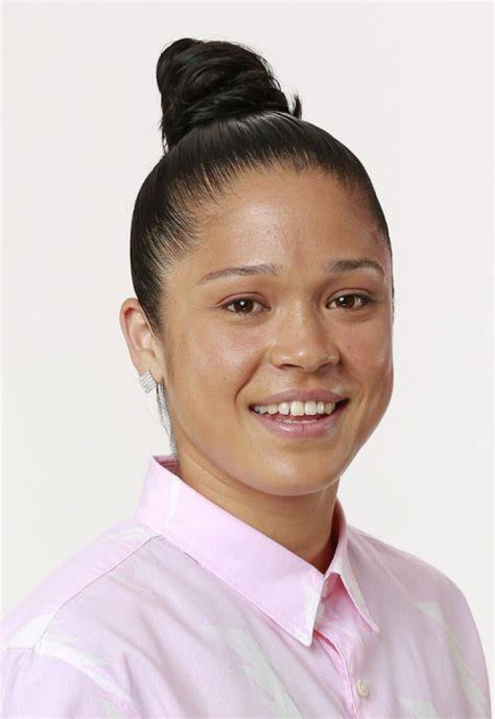 Kaycee Clark in the Big Brother house