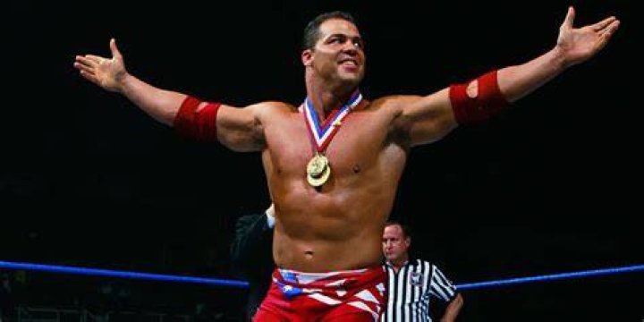(Photo by Dave Kotinsky/Getty Images) kurt angle