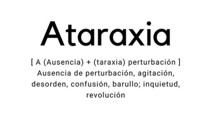 La ataraxia del corazón La ataraxia del corazón