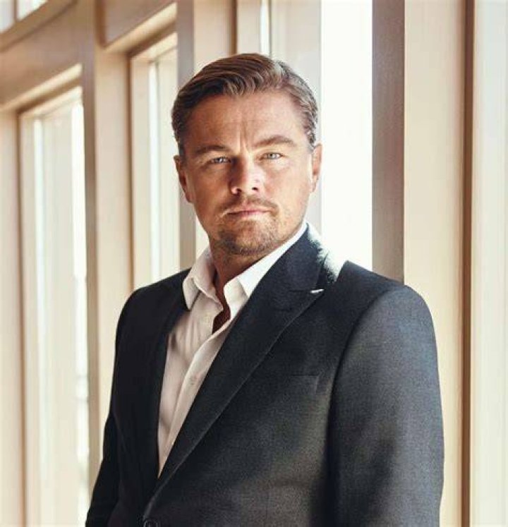 Leonardo DiCaprio posing at 'Once Upon a Time in Hollywood' premiere.